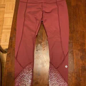 Lululemon tight stuff tight reflective leggings